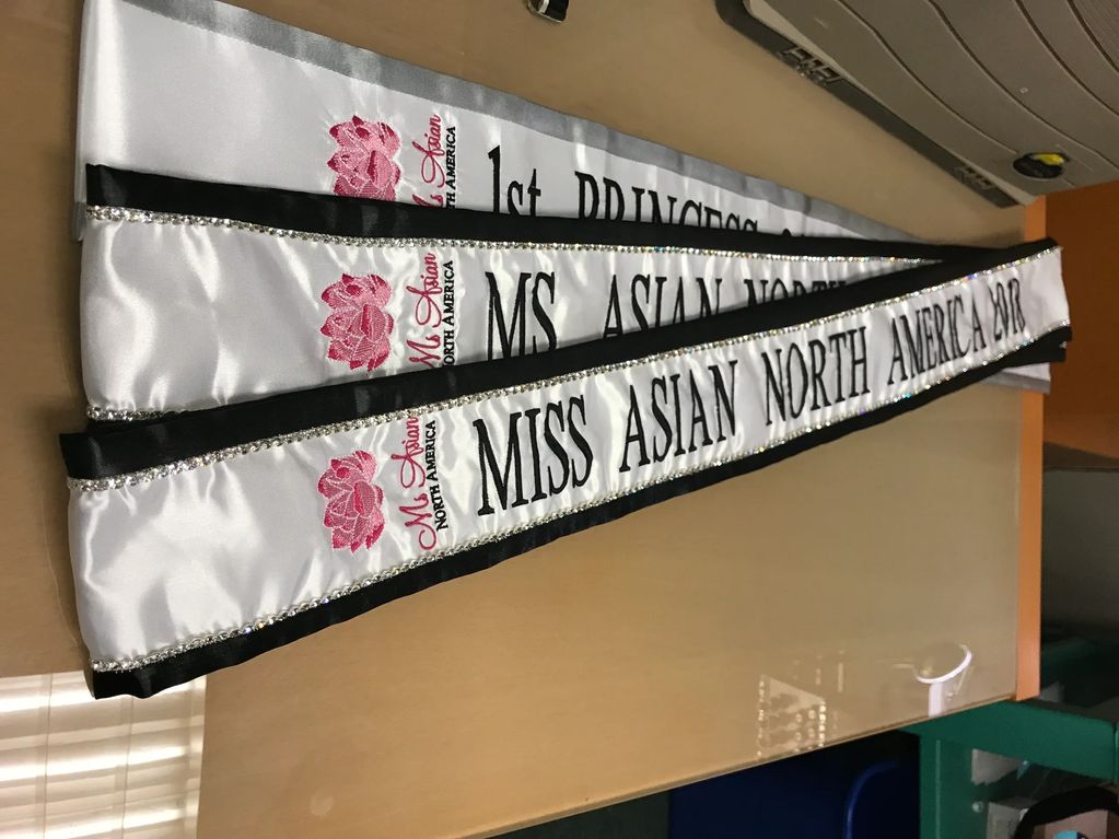 MISS ASIAN NORTH AMERICA 2018 & MS. ASIAN NORTH AMERICA 2018: White Center, Black Wraparound, Custom