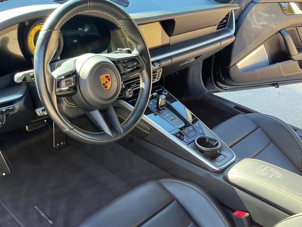 Polished paint finish after detailing
