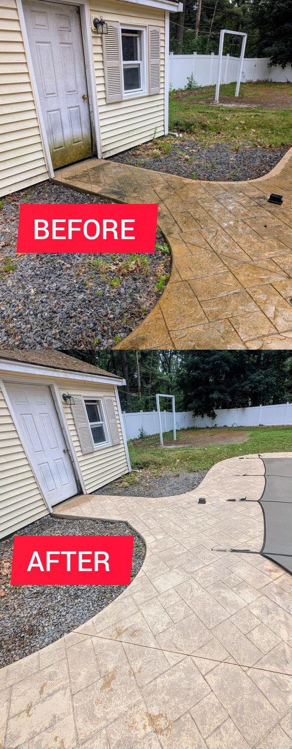 Stamped Concrete Shine!