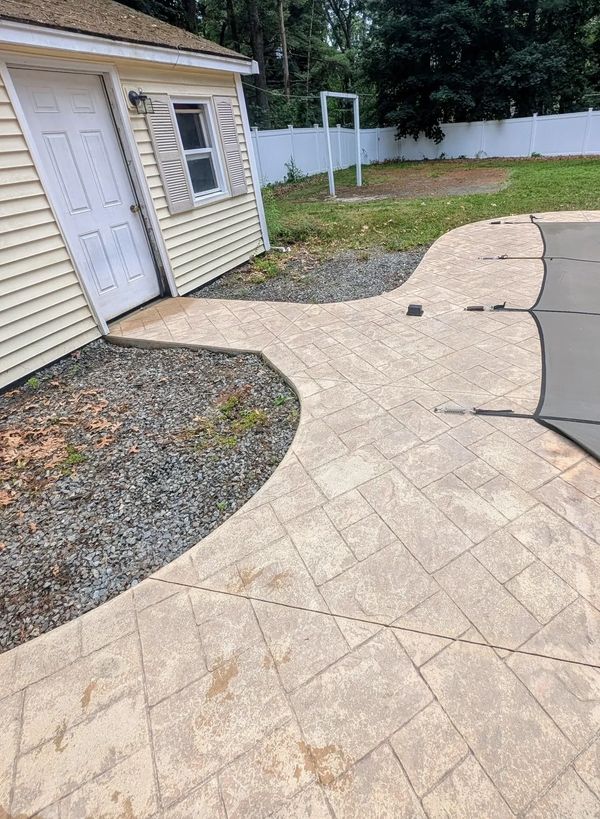 Stamped Concrete Refreshed!