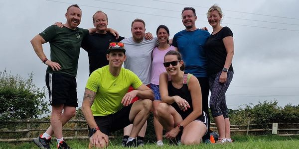 The members of the HELM Wellness Saturday Bootcamp class.