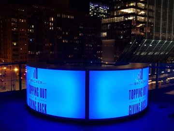 180 Degree Illuminated Bar Rental Chicago