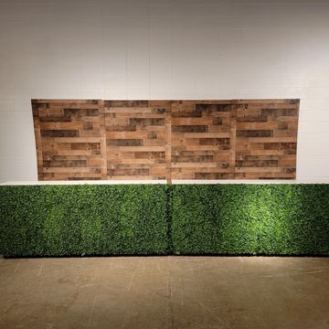 Chicago Boxwood Hedge Bar Rental