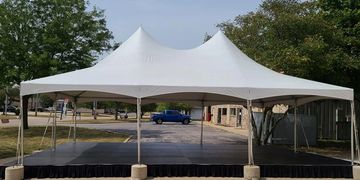 20x30 High Peak Frame Tent Rental Chicago