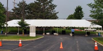 20x70 Frame Tent Rental Chicago