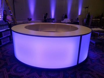 Circular LED Light Up Glow Bar Rental Chicago IL