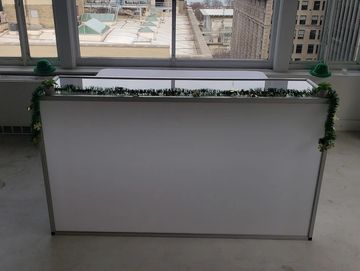 Rectangular Acrylic Portabel Bar Rental Chicago