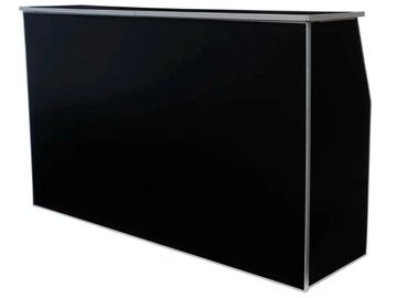 Black 6 Ft Folding bar rental Chicago