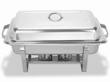 Rectangular Stainless Steel Chafing Dish Rental