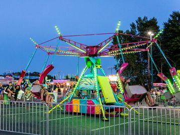 Ballistic Chair Swings Carnival Ride Rental in Chicago, IL