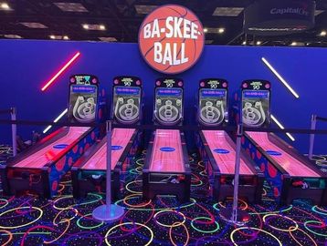 Chicago NYC Los Angeles Custom Wrapped Skeeball Arcade Game Rentals