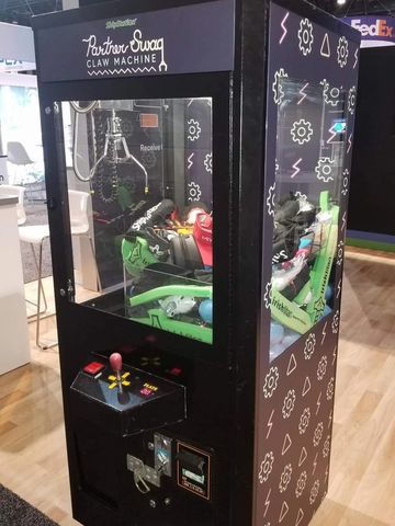Old Claw Machine Refurbished and Rebranded