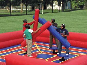 Four Person Pedestal Joust Rental - Chicago, IL - Rent Inflatable Games