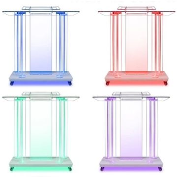 Clear Acrylic Podium Rental - Pulpit Rental Chicago, IL