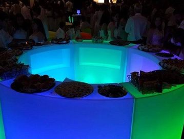 Circular Glow Bar Rental Chicago IL