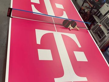 Rent or buy wide format printing supplies for branding ping pong table rentals - Chicago, IL