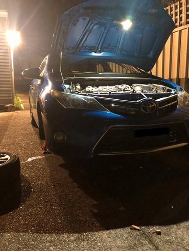Toyota Corolla repairs done at Charlestown NSW