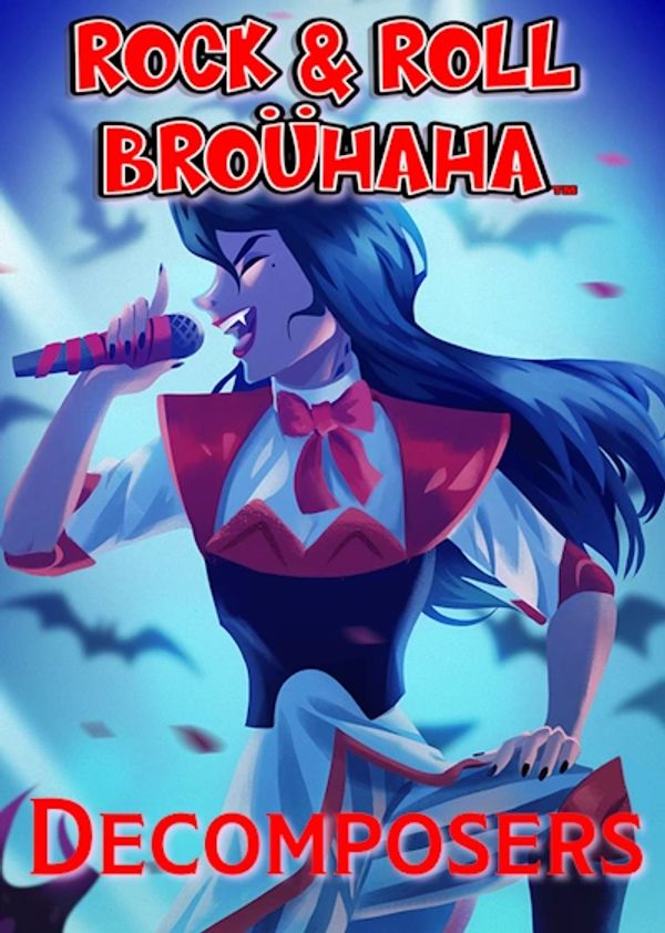 Animated singer with microphone in a dramatic pose.