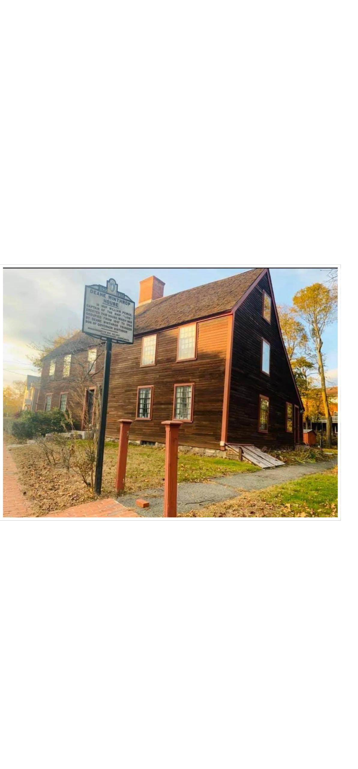 Winthrop Improvement and Historical Association banner