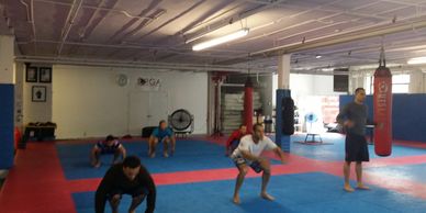 Duck Hops and Squat Jumps 
MMA Conditioning