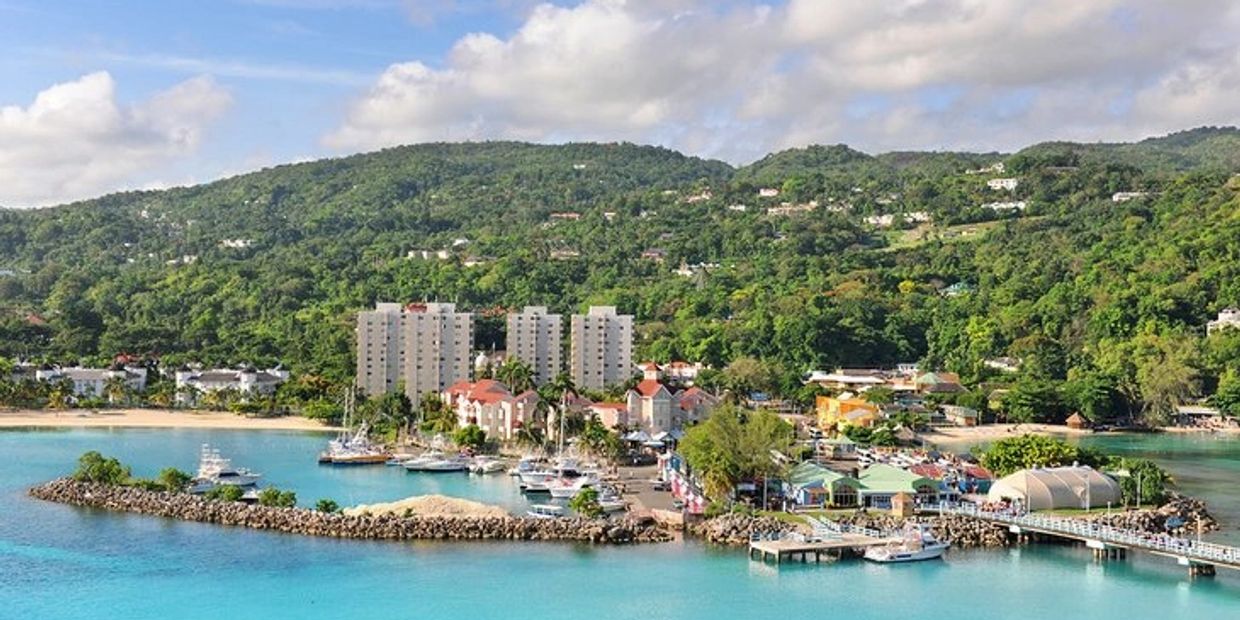 The coastal town of Ocho Rios