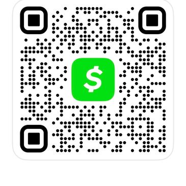 QR code with Cash App logo in the center.