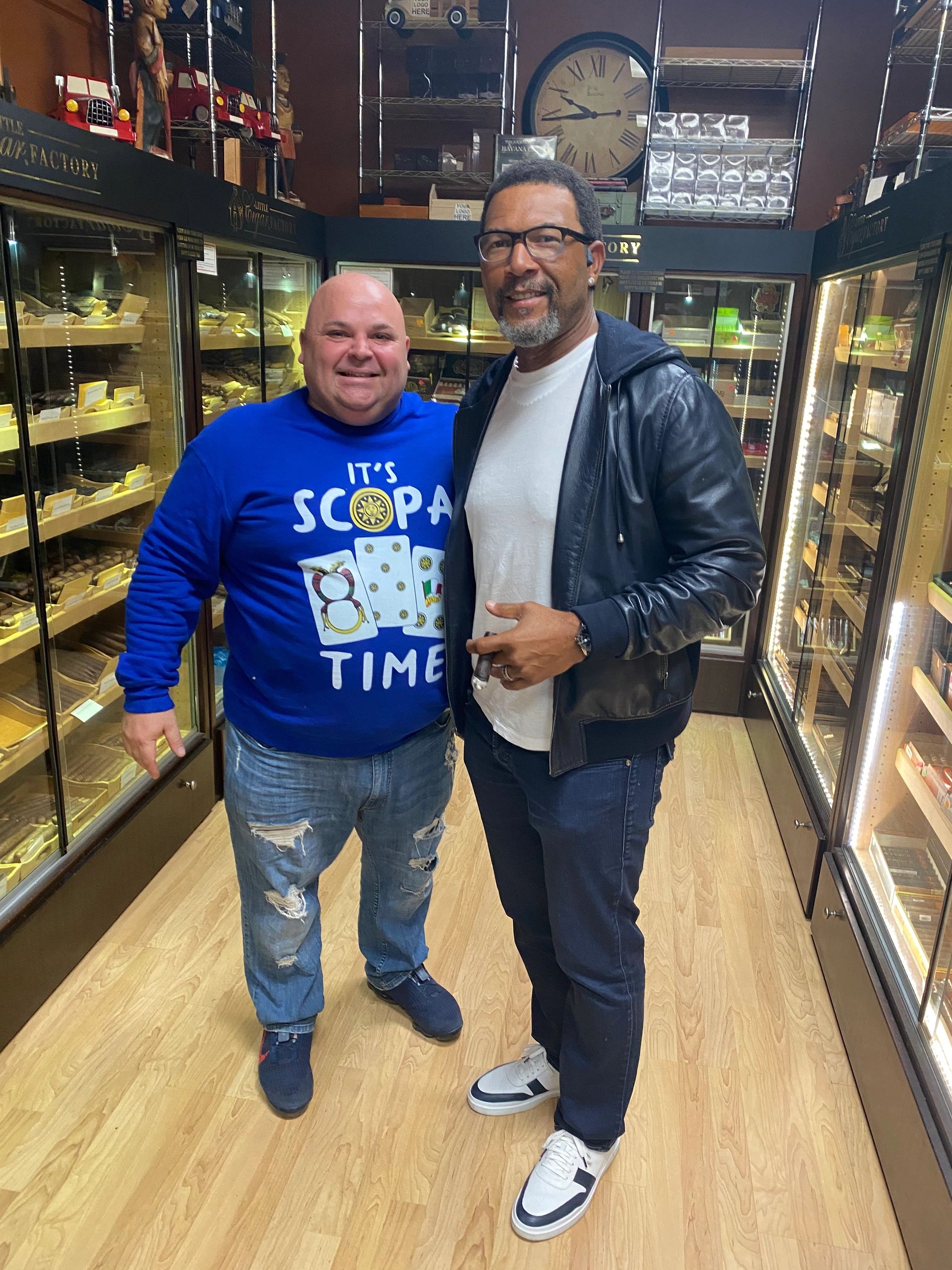 Baseball Legend & Cigar Aficionado Gary Sheffield in the House