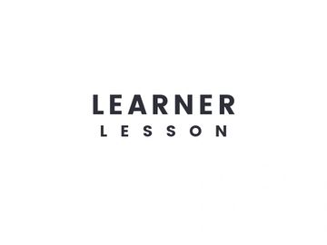 Learner driver lesson
