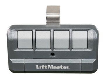 A LiftMaster 4-button garage door remote control.