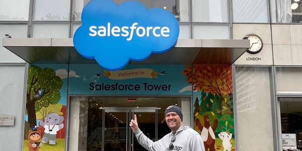 At Salesforce headquarters