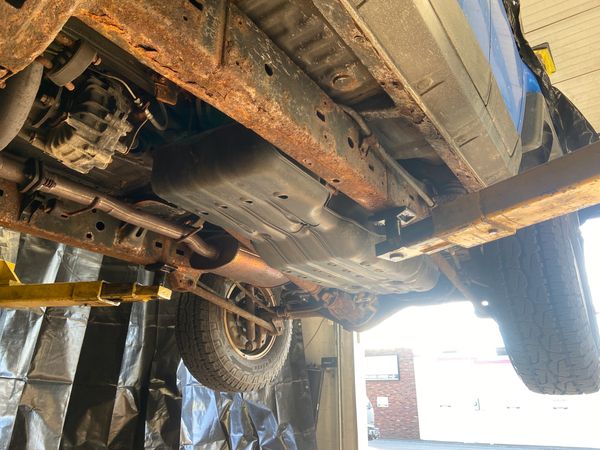 Undercarriage rust undercoating Toyota 