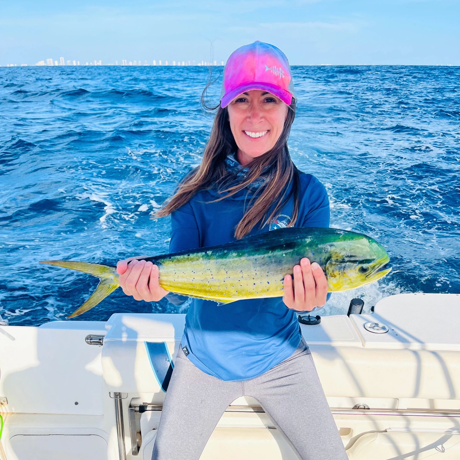 Captain Michelle earned her USCG 25Ton Master Captains License for boat tours in Palm Beach, Florida