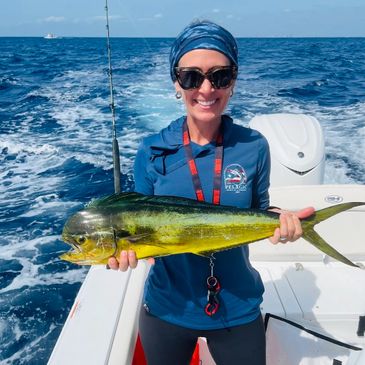 Join a Ladies-Only Offshore Fishing trip this summer in Palm Beach with Capt. Michelle Schaad, 4 max