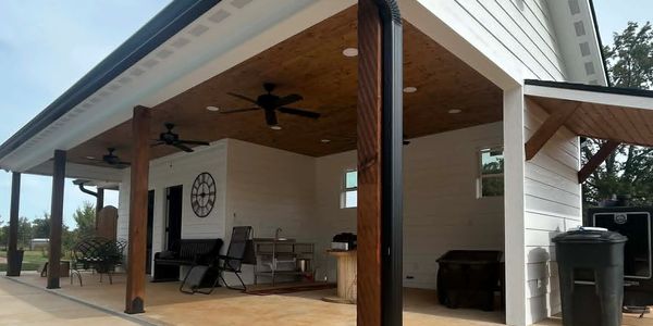 Boat house that was built for a customer