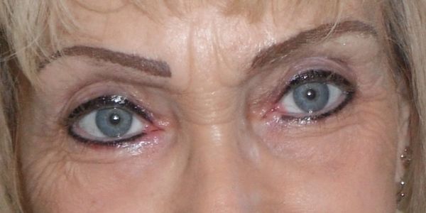 Permanent make-up for older women