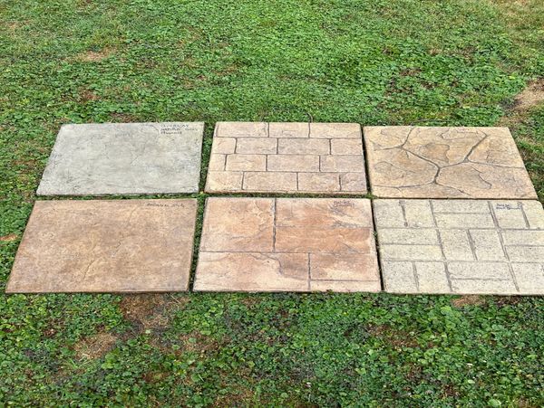 selection of stamped patterns.