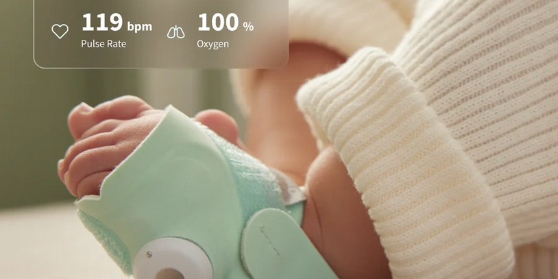 Owlet Dream Sock baby monitor tracking heart rate and sleep for peaceful nights