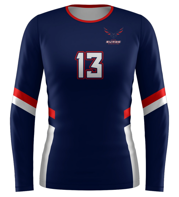 Custom Athletic Knit Ladies Volleyball Jerseys - Coastal Reign