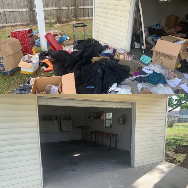 Rincon, ga junk removal garage clean out.  LowCountry Junk Removal 