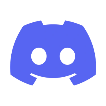 Blue Discord logo with stylized game controller shape.
