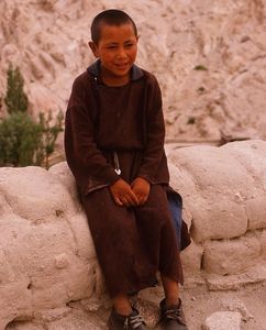 photo of a young Himalayan Monk