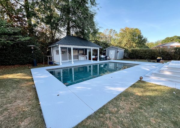 Pool deck project in Mount Pleasant, SC.