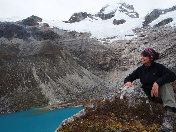 Punta Olimpica, Ancash PERU 4,732 meters / 15,525 ft.  / climate change research 2014