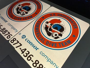 reflective logos signs for commercial fleet vehicles