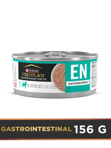 Can of Purina Pro Plan Veterinary Diets EN Gastroenteric cat food, 156g.