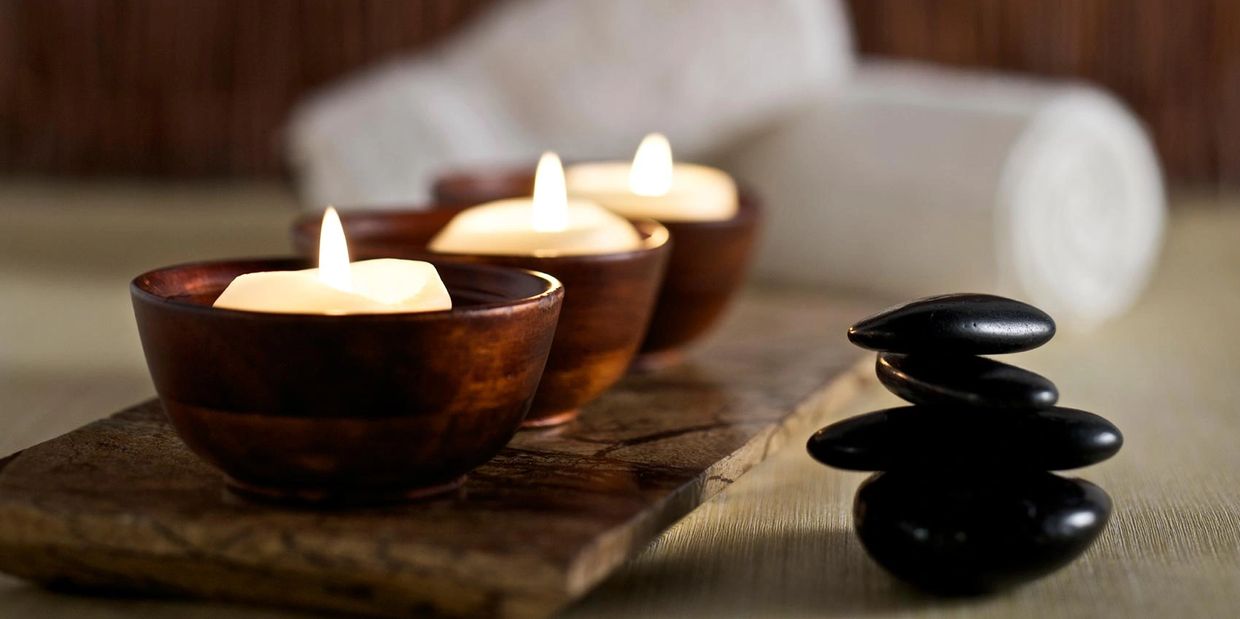 Candles burning