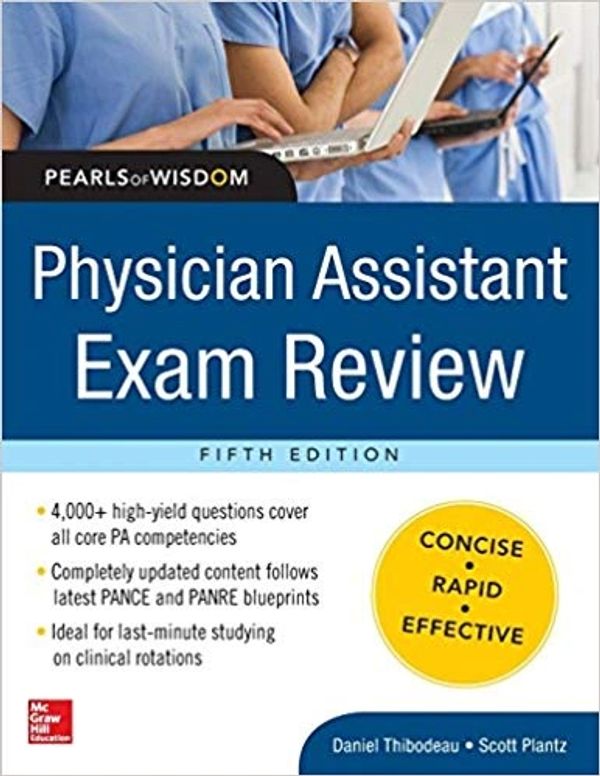 Cover of book "PA Exam Review"