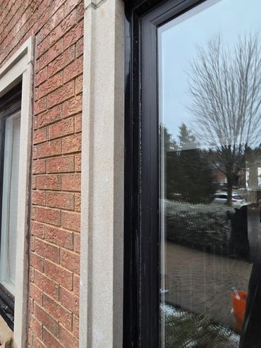 Sealing window to substrate.