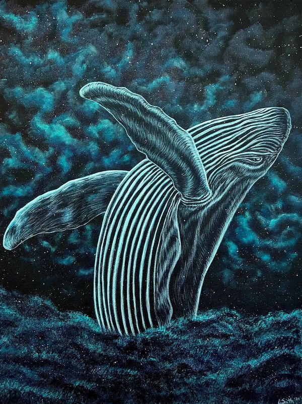 "Transcend"
Acrylic on Canvas
18 x 24" 

