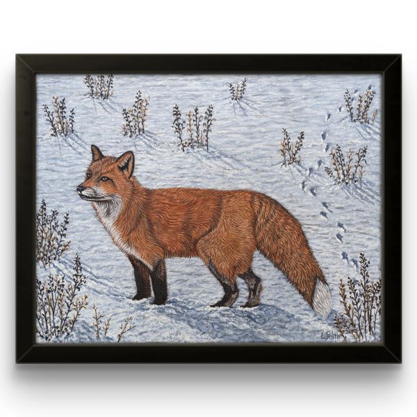 Winter's Ember
Acrylic on Canvas, Varnished, Black floater frame. (Frame shown is for display purpos